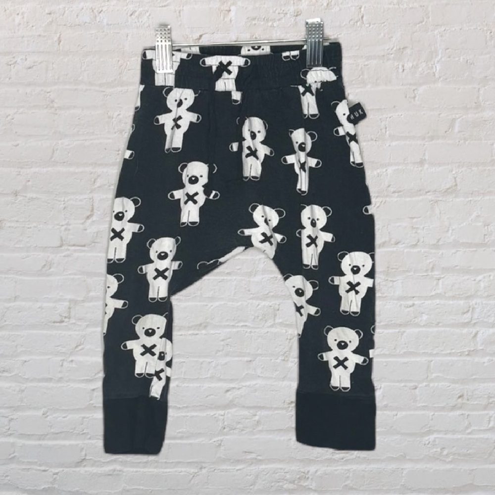 Huxbaby Bear Print Harem Joggers